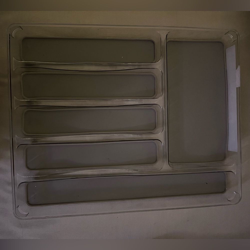 Brand new acrylic utensils tray